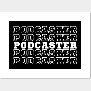 Podcaster. Posters and Art